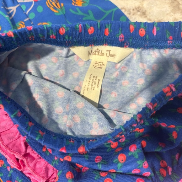 Matilda Jane Fall 2017 "Make Believe" collection Winterberry Top w/ bloomers - Picture 3 of 5